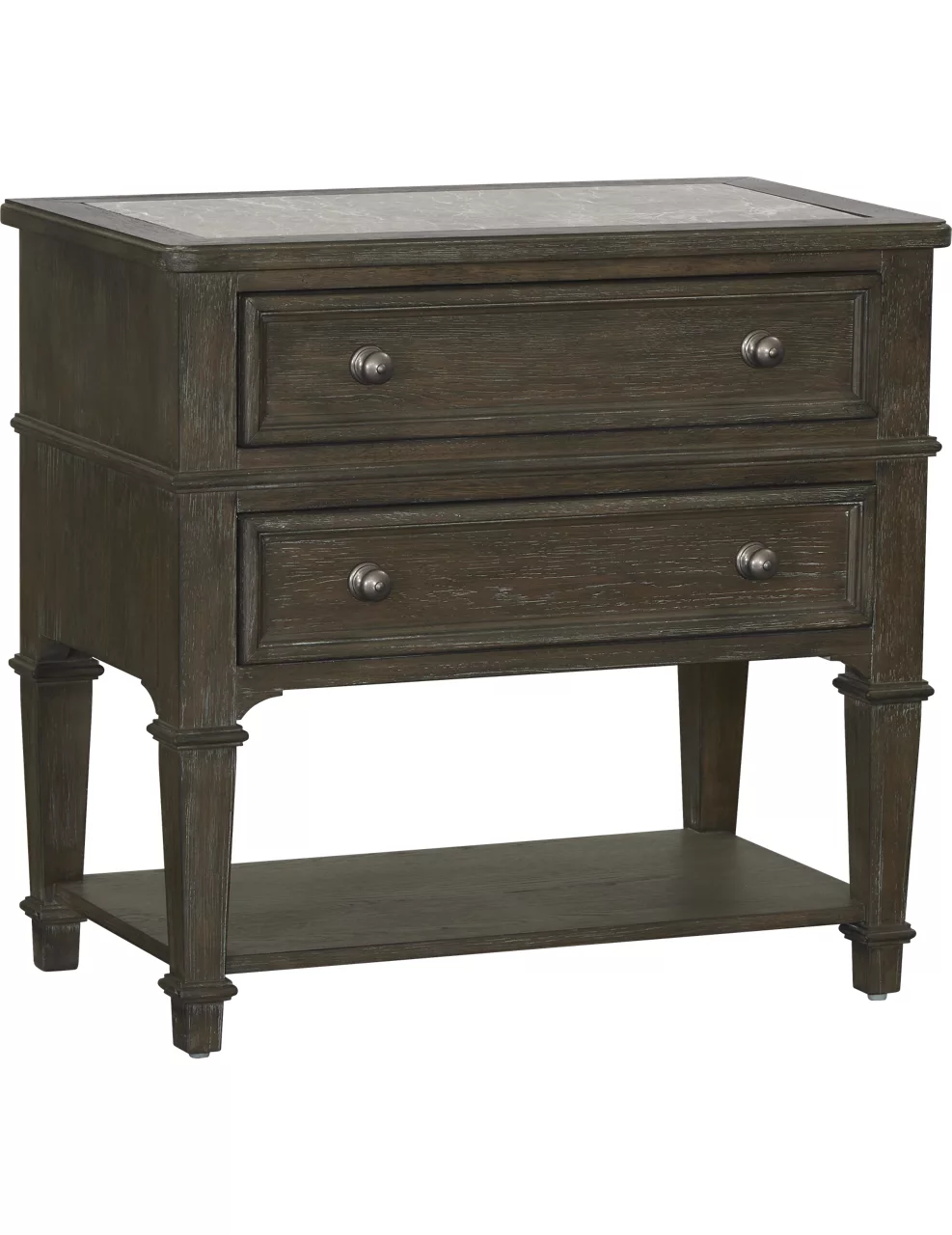 Miller Park Marble Top Nightstand