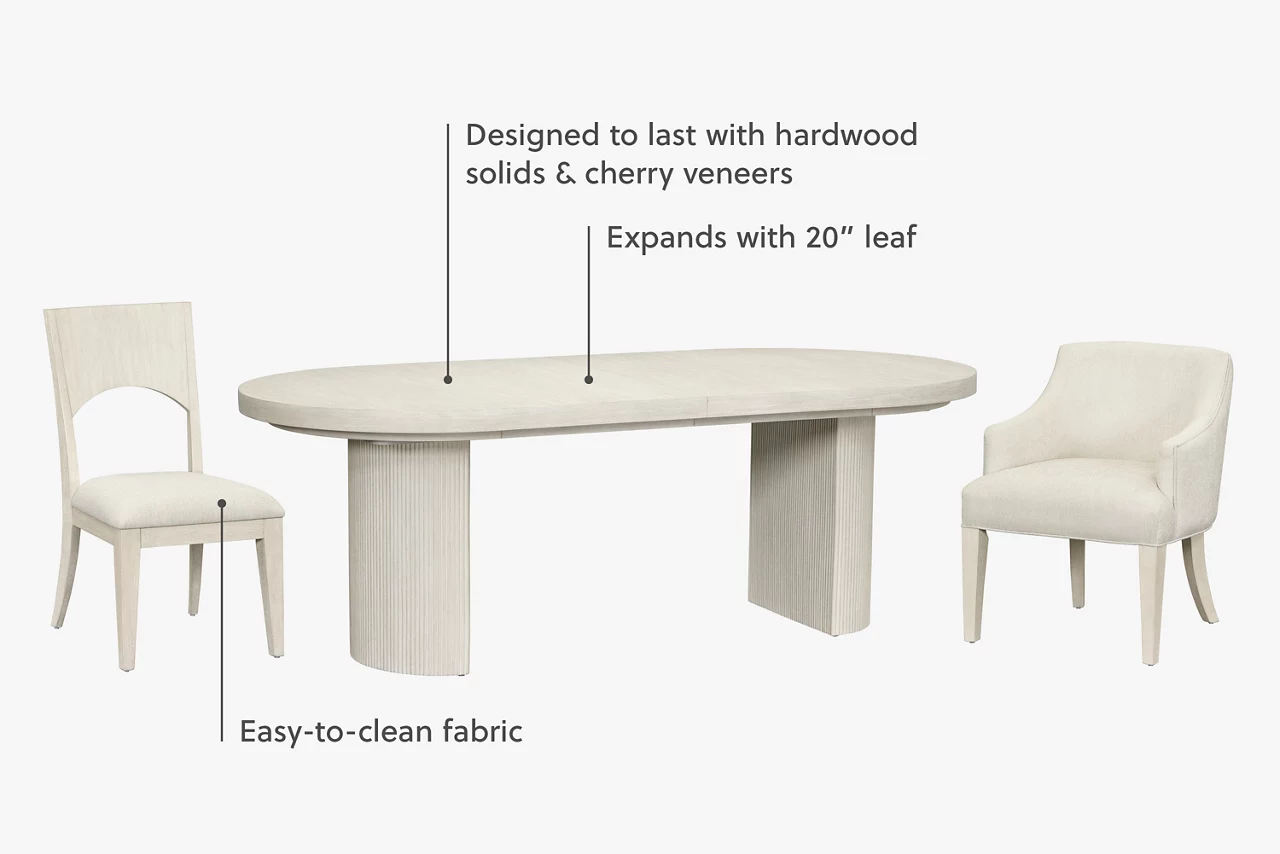 Cascade Oval Dining Table