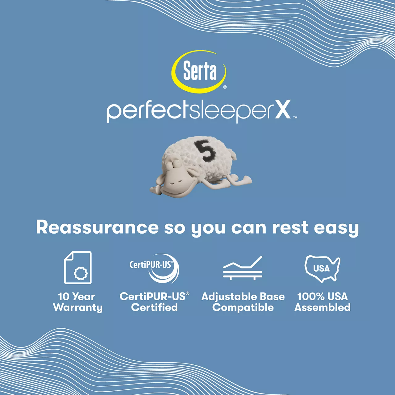 Serta® Perfect Sleeper X™ Hybrid Prescott Plush Tight Top Mattress 9 Serta® Perfect Sleeper X™ Hybrid Prescott Plush Tight Top Mattress